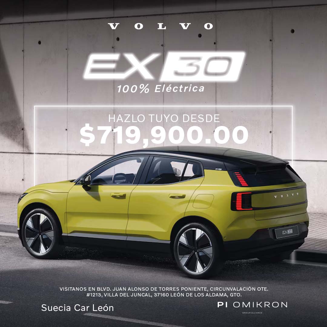 ¡Estrena el Nuevo Volvo EX30 y Vive la Experiencia Eléctrica!